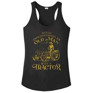 Farmer Farm Tractor Farming Truck Lovers Humor Ladies PosiCharge Competitor Racerback Tank