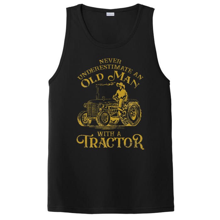 Farmer Farm Tractor Farming Truck Lovers Humor PosiCharge Competitor Tank