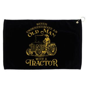 Farmer Farm Tractor Farming Truck Lovers Humor Grommeted Golf Towel