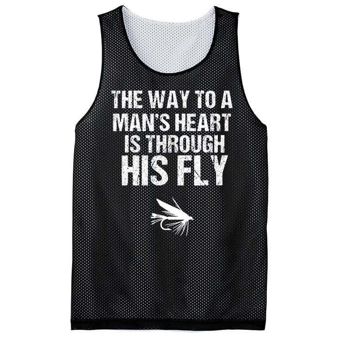 Fly Fishing Trout Gift With Outdoor Mountain Scene Mesh Reversible Basketball Jersey Tank