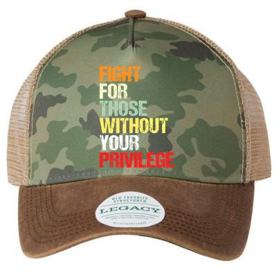 Fight For Those Without Your Privilege Civil Rights Legacy Tie Dye Trucker Hat