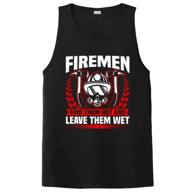 Fire Find Them Hot Fire Debt Firefighter Pun And Fire Cute Gift PosiCharge Competitor Tank