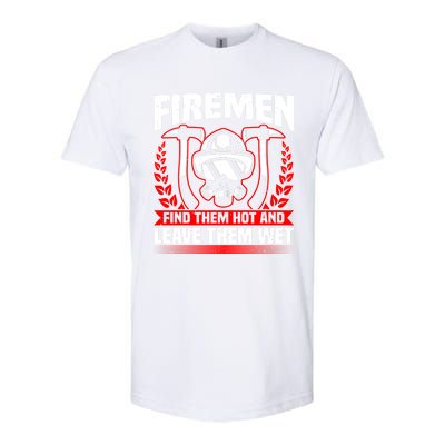 Fire Find Them Hot Fire Debt Firefighter Pun And Fire Cute Gift Softstyle® CVC T-Shirt