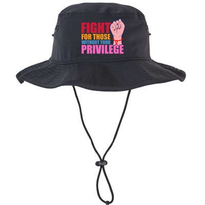 Fight For Those Without Your Privilege Hu Rights Equality Funny Gift Bucket Hat