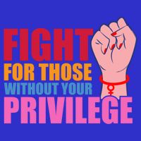 Fight For Those Without Your Privilege Hu Rights Equality Funny Gift Button
