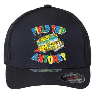 Funny Field Trip Anyone Flexfit Unipanel Trucker Cap