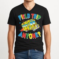 Funny Field Trip Anyone V-Neck T-Shirt