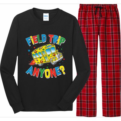 Funny Field Trip Anyone Long Sleeve Pajama Set