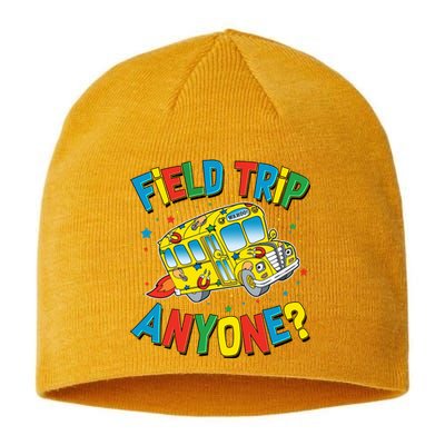 Funny Field Trip Anyone Sustainable Beanie