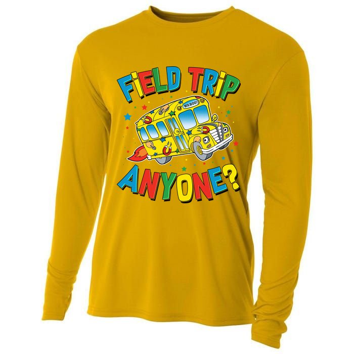 Funny Field Trip Anyone Cooling Performance Long Sleeve Crew