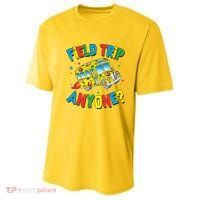 Funny Field Trip Anyone Youth Performance Sprint T-Shirt