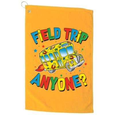 Funny Field Trip Anyone Golf Towel