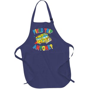 Funny Field Trip Anyone Full-Length Apron With Pockets