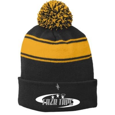 Freezertarps Frzr Trps Stripe Pom Pom Beanie