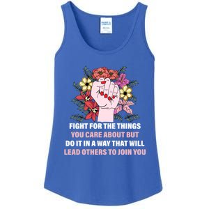 Fight For The Things You Care About Gift Ladies Essential Tank