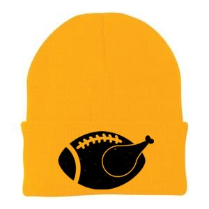 Funny Football Turkey Thanksgiving Sports Fan Knit Cap Winter Beanie