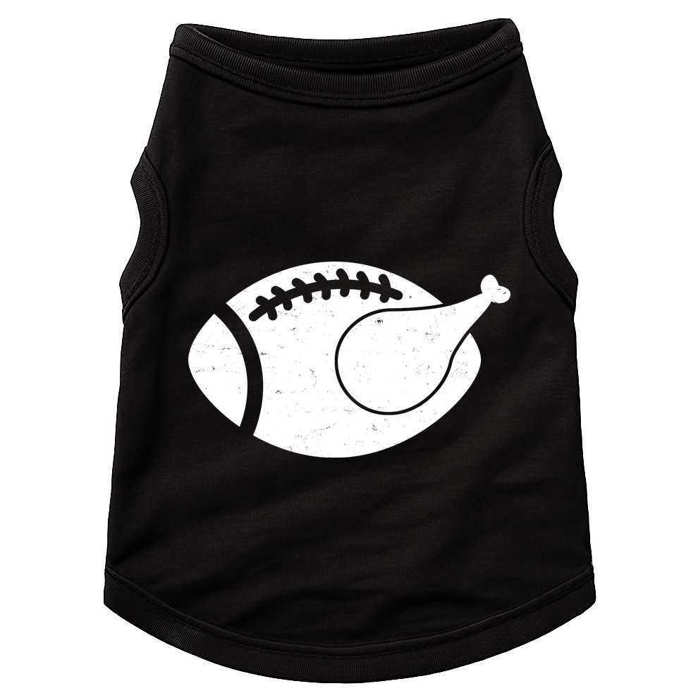 Funny Football Turkey Thanksgiving Sports Fan Doggie Tank