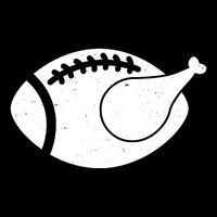 Funny Football Turkey Thanksgiving Sports Fan Flatbill Hat