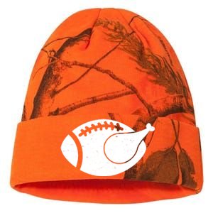 Funny Football Turkey Thanksgiving Sports Fan Kati Licensed 12" Camo Beanie