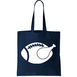 Funny Football Turkey Thanksgiving Sports Fan Tote Bag