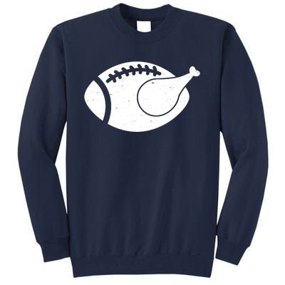 Funny Football Turkey Thanksgiving Sports Fan Tall Sweatshirt