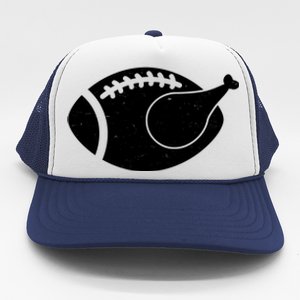 Funny Football Turkey Thanksgiving Sports Fan Trucker Hat