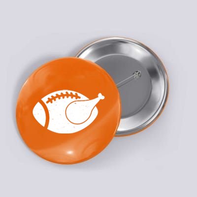 Funny Football Turkey Thanksgiving Sports Fan Button