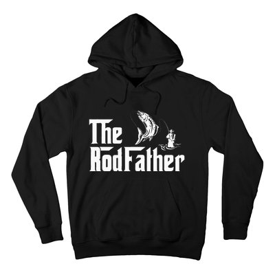 Funny Fishing The Rodfather Fisherman Graphic Hoodie