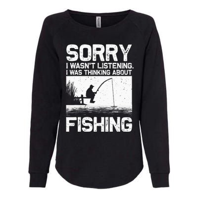 Funny Fishing Trout Bass Fisherman Vacation Womens California Wash Sweatshirt