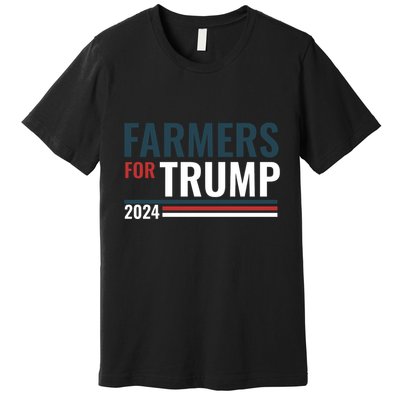 Farmers For Trump 2024 Premium T-Shirt