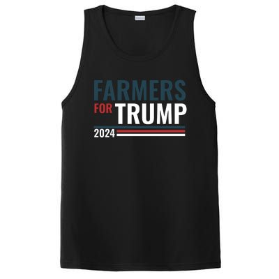 Farmers For Trump 2024 PosiCharge Competitor Tank