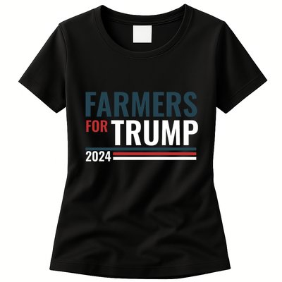 Farmers For Trump 2024 Womens T-Shirt