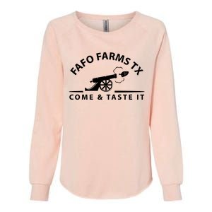 Fafo Farms Tx Logo Womens California Wash Sweatshirt