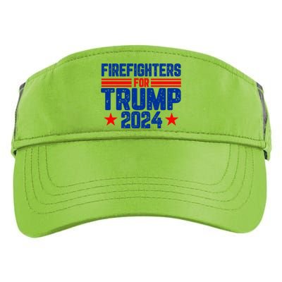 Firefighters For Trump 2024 Adult Drive Performance Visor