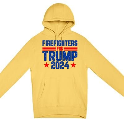 Firefighters For Trump 2024 Premium Pullover Hoodie