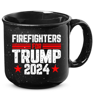 Firefighters For Trump 2024 15oz Campfire Ceramic Mug