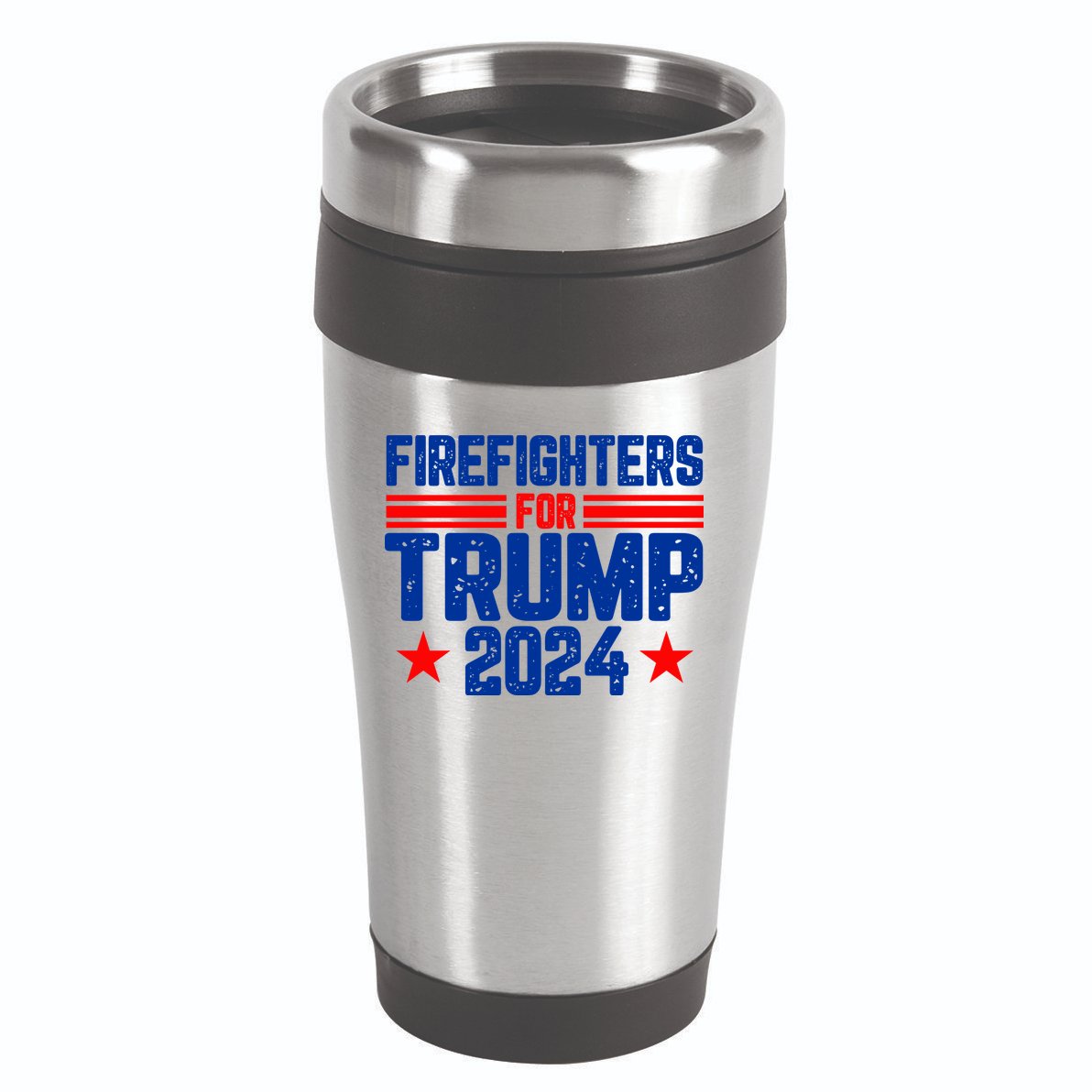 Firefighters For Trump 2024 16oz Travel Tumbler