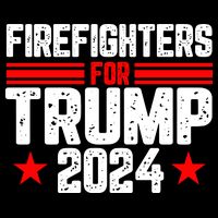 Firefighters For Trump 2024 Wool Snapback Cap