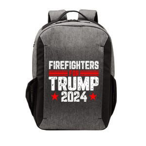 Firefighters For Trump 2024 Vector Backpack