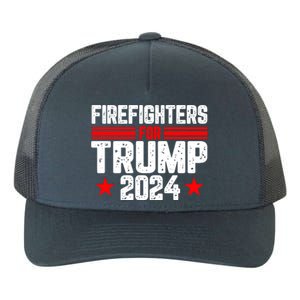 Firefighters For Trump 2024 Yupoong Adult 5-Panel Trucker Hat