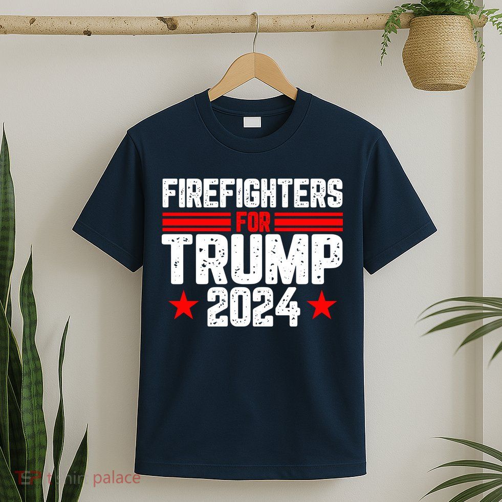 Firefighters For Trump 2024 T-Shirt