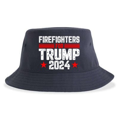 Firefighters For Trump 2024 Sustainable Bucket Hat