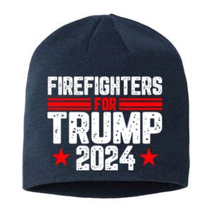 Firefighters For Trump 2024 Sustainable Beanie