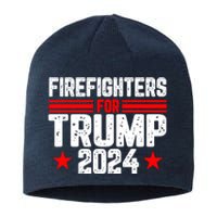 Firefighters For Trump 2024 Sustainable Beanie