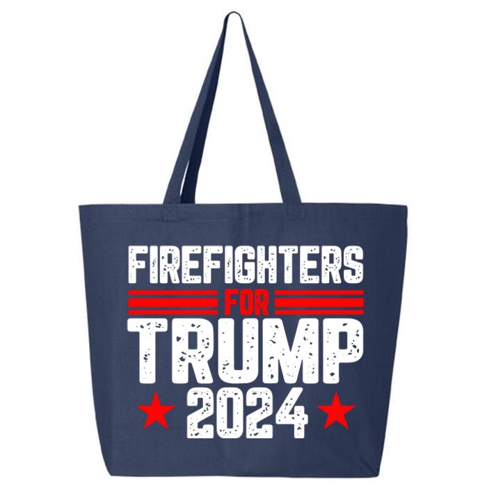 Firefighters For Trump 2024 25L Jumbo Tote