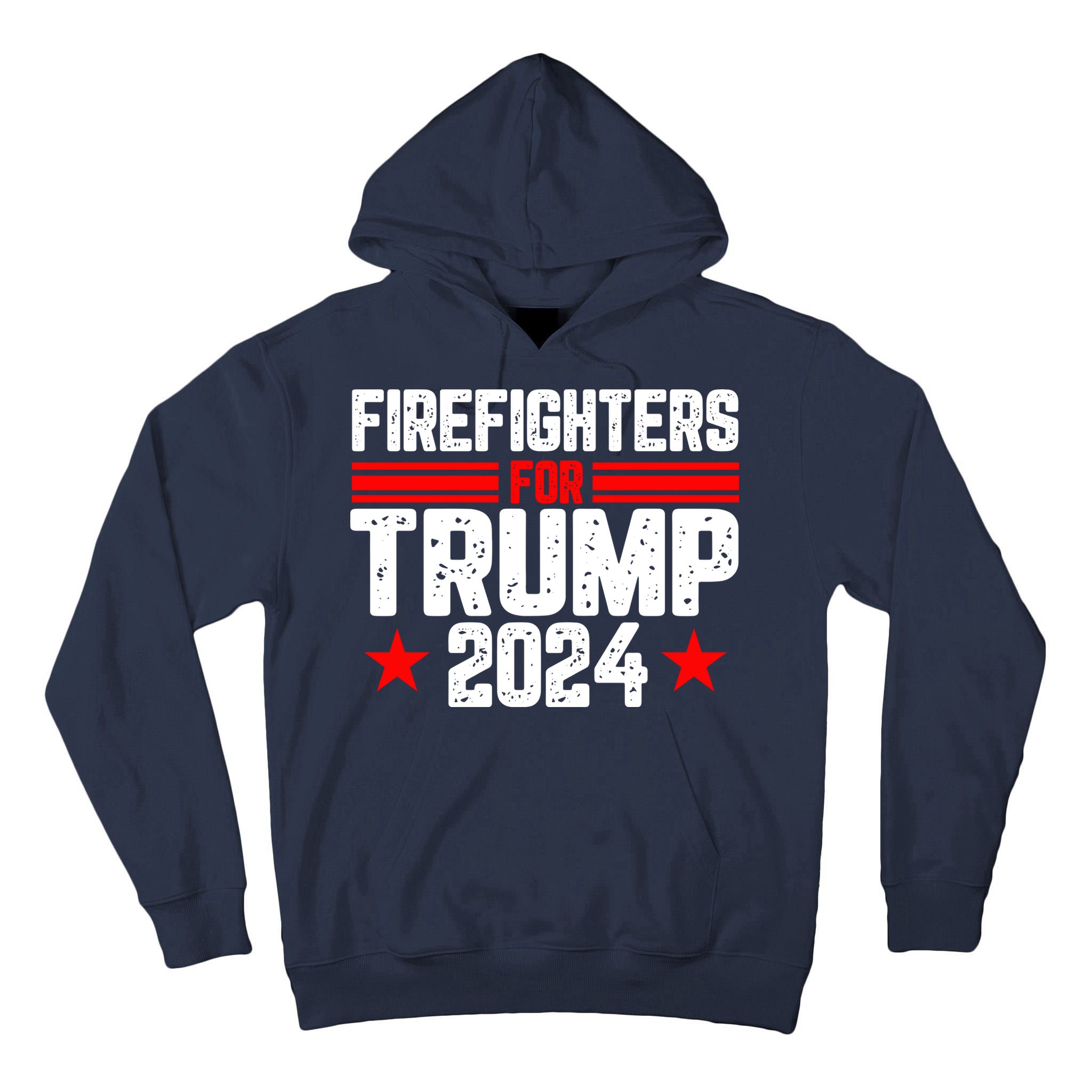 Firefighters For Trump 2024 Tall Hoodie