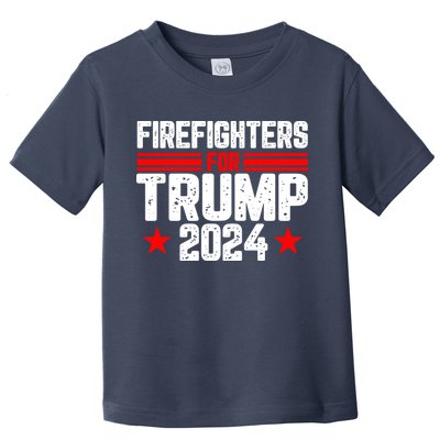 Firefighters For Trump 2024 Toddler T-Shirt