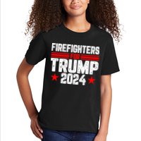 Firefighters For Trump 2024 Kids T-Shirt