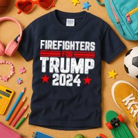 Firefighters For Trump 2024 Kids T-Shirt