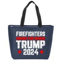 Firefighters For Trump 2024 Zip Tote Bag